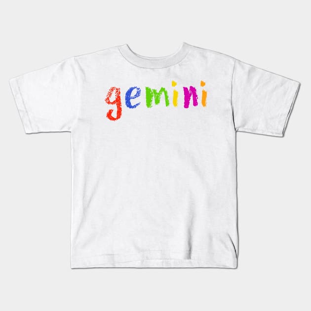 gemini Kids T-Shirt by NSFWSam